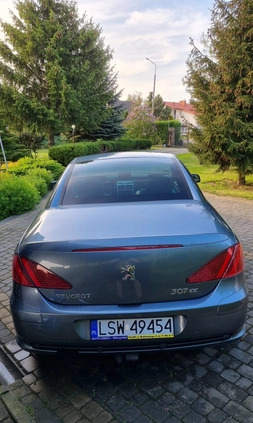 Peugeot 307 CC cena 9800 przebieg: 316000, rok produkcji 2004 z Aleksandrów Łódzki małe 154